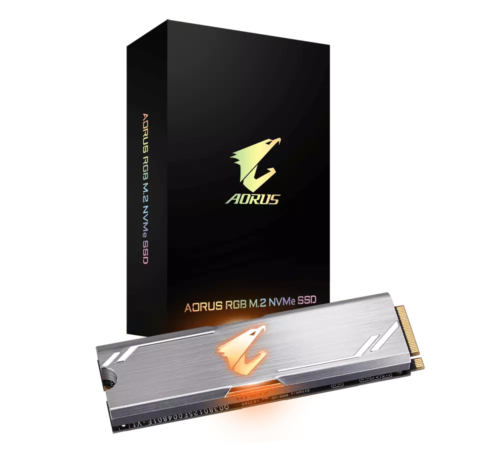 GIGABYTE AORUS RGB M.2 NVMe 512GB SSD (GP-ASM2NE2512GTTDR)