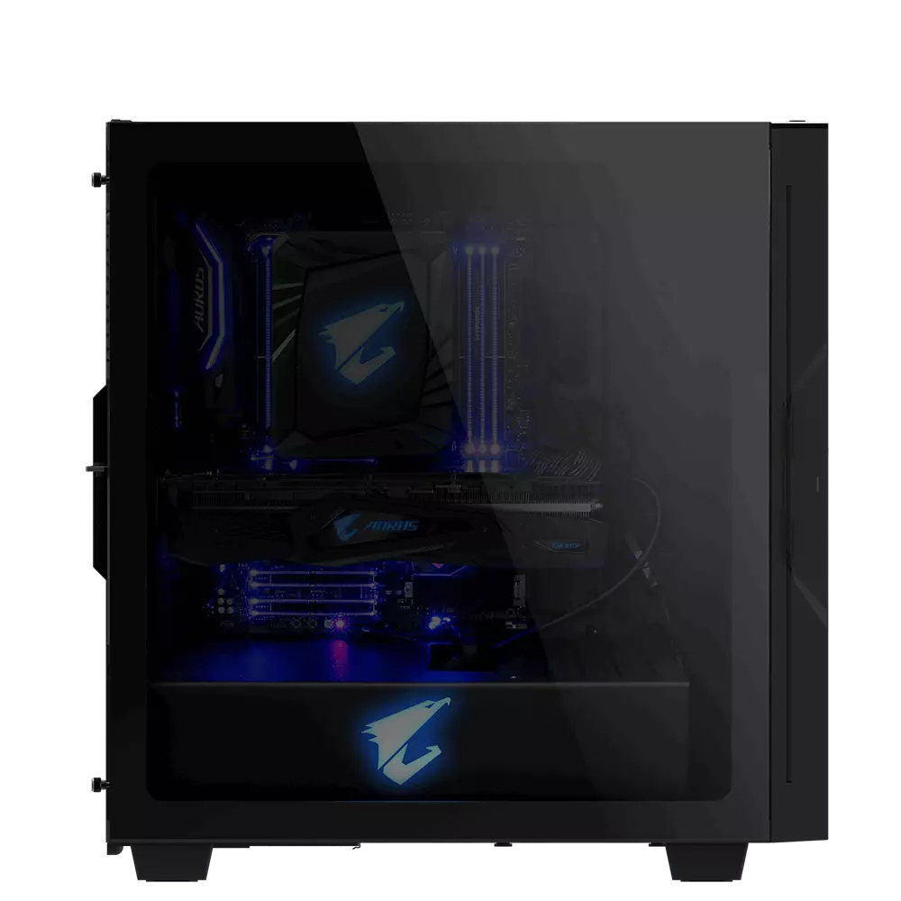 Gigabyte GB-AC300G GLASS ATX Mid-Tower Tempered Glass Casing-gallery-1