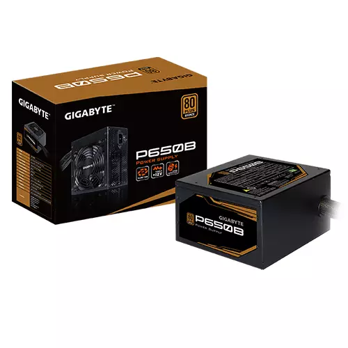 GIGABYTE P650B 80 Plus Bronze 650W Power Supply