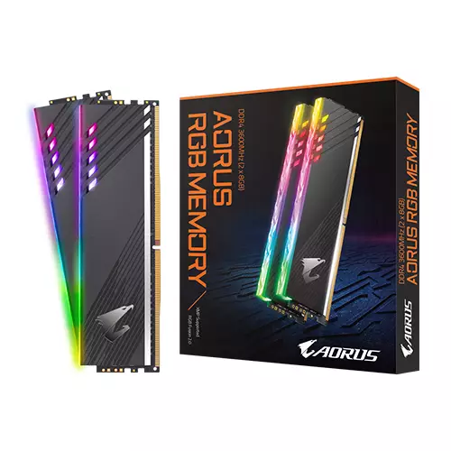 GIGABYTE AORUS RGB 16GB (2x8GB) DDR4 3600Mhz Desktop Ram-gallery-2