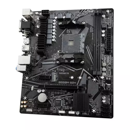 Gigabyte B550M S2H AM4 AMD Micro ATX Motherboard-gallery-3