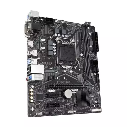 Gigabyte H410M S2H 10th Gen Micro ATX Motherboard - 1