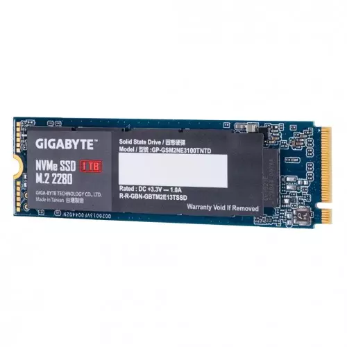 Gigabyte 1TB M.2 PCIe NVMe SSD (GP-GSM2NE3100TNTD) - 1
