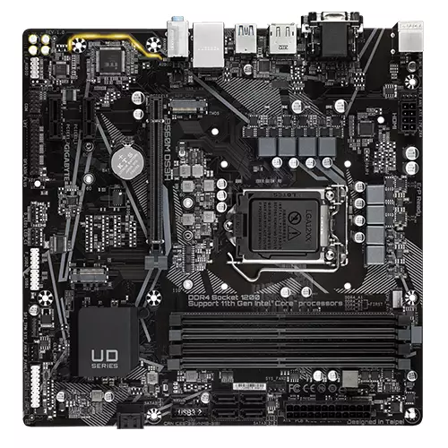 Gigabyte B560M DS3H Intel LGA 1200 ATX MOTHERBOARD - 1