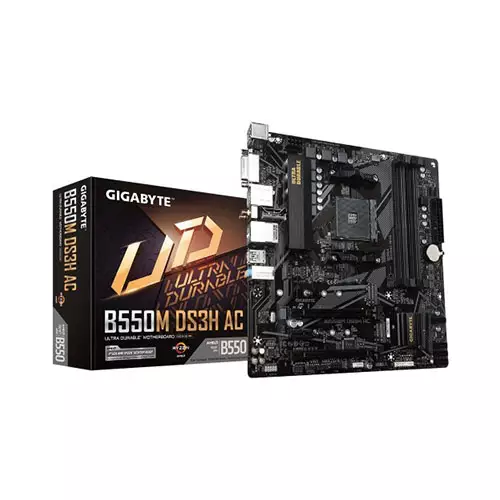 Gigabyte B550M DS3H AC Ultra Durable MATX AMD Motherboard