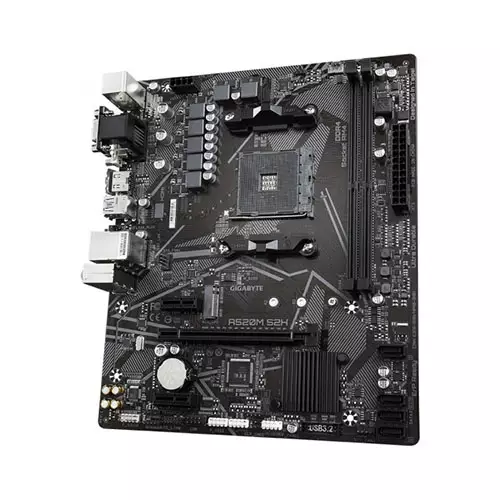 Gigabyte A520M S2H Ultra Durable AMD AM4 MATX Motherboard - 1