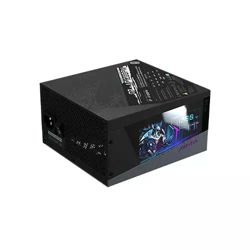 GIGABYTE AORUS P1200W 80+ PLATINUM FULL MODULAR POWER SUPPLY WITH LCD-1