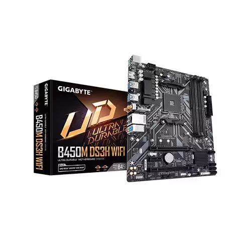 Gigabyte B450M DS3H WIFI AM4 AMD Micro ATX Motherboard