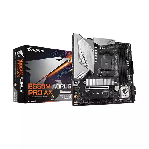 GIGABYTE B550M AORUS PRO AX SOCKET AM4 DDR4 MOTHERBOARD