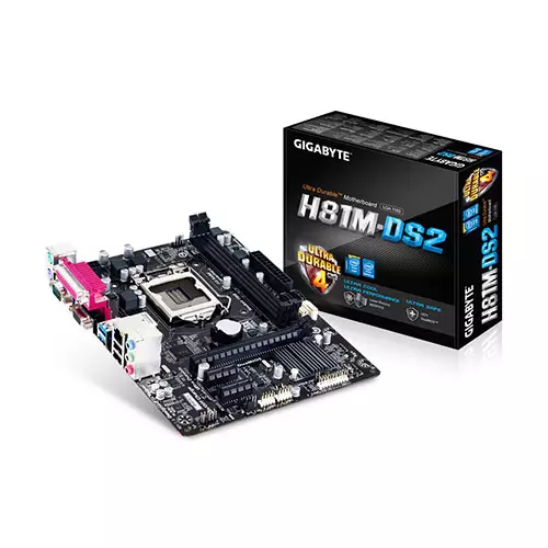 Gigabyte GA-H81M-DS2 4th Gen Micro ATX Motherboard