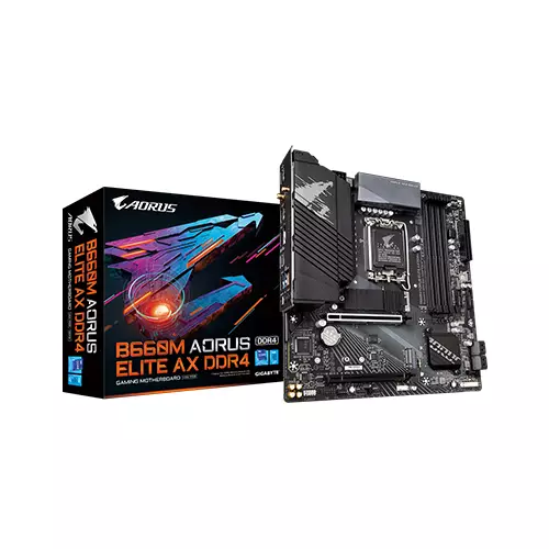GIGABYTE B660M AORUS ELITE AX DDR4 12TH GEN INTEL MOTHERBOARD