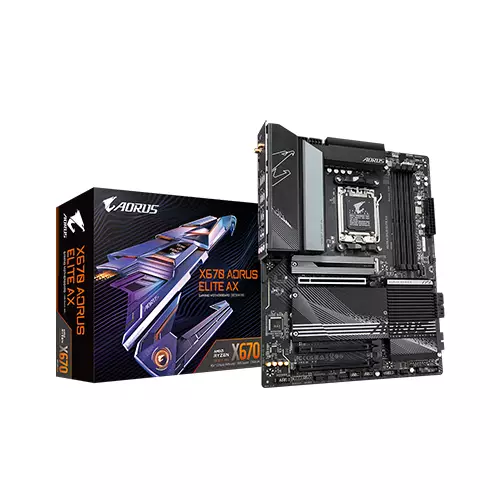 GIGABYTE X670 AORUS ELITE AX ATX AMD MOTHERBOARD