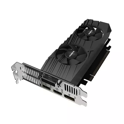 GIGABYTE GEFORCE GTX 1650 D6 OC LOW PROFILE 4G GRAPHICS CARD - 3
