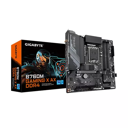 GIGABYTE B760M GAMING X AX DDR4 INTEL LGA 1700 MICRO-ATX MOTHERBOARD