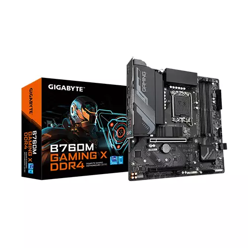 GIGABYTE B760M GAMING X DDR4 INTEL LGA 1700 MICRO-ATX MOTHERBOARD