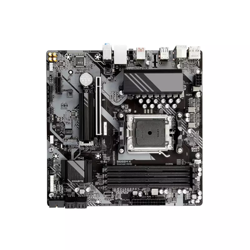 GIGABYTE B650M K AM5 AMD DDR5 MICRO-ATX MOTHERBOARD - 2