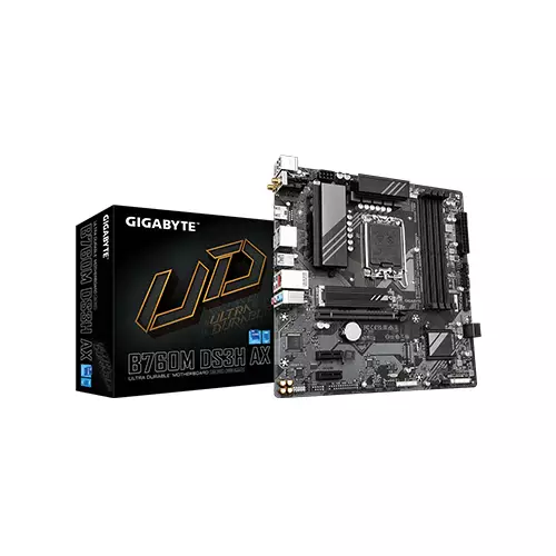 GIGABYTE B760M DS3H AX LGA1700 13TH GEN DDR5 WIFI MOTHERBOARD