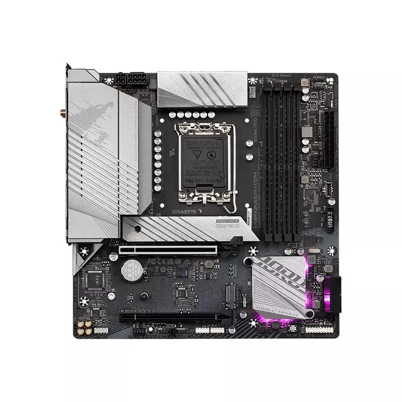 GIGABYTE B760M AORUS ELITE AX DDR4 13TH GEN MICRO ATX MOTHERBOARD - 1