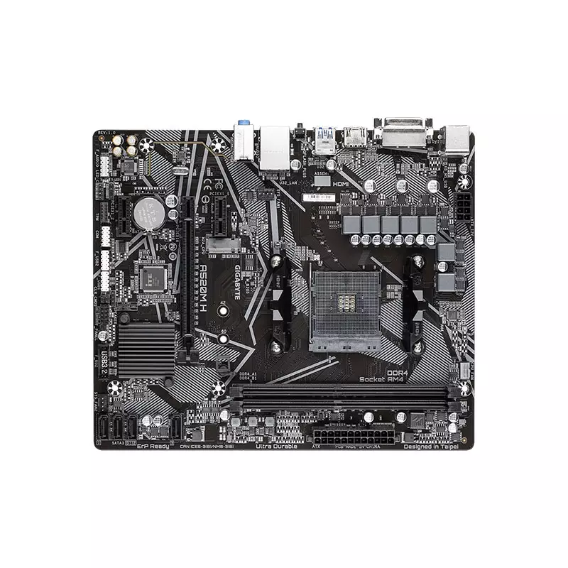 GIGABYTE A520M H AMD AM4 DDR4 MICRO ATX MOTHERBOARD - 3