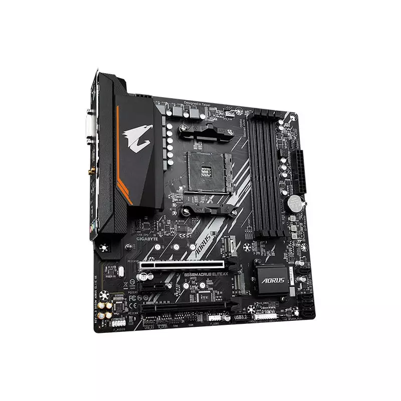 GIGABYTE B550M AORUS ELITE AX AM4 DDR4 AMD mATX Motherboard-gallery-2