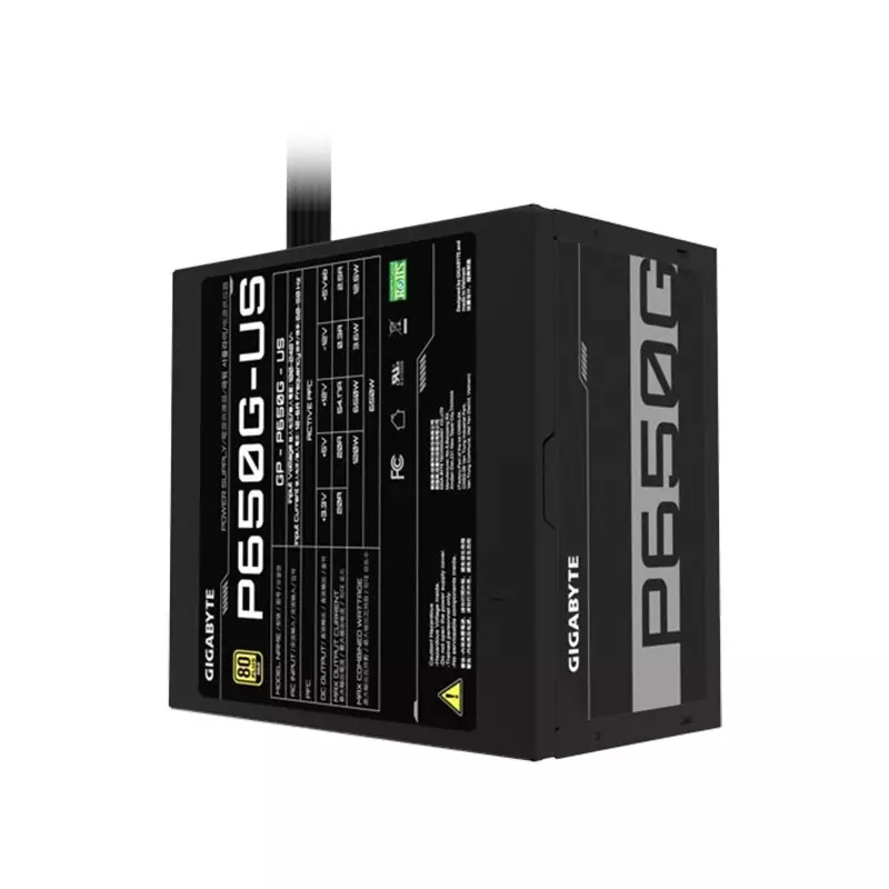 Gigabyte P650G 650W 80 PLUS Gold certified ATX Power Supply - 4