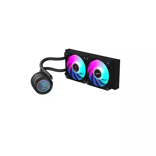 Gigabyte Aorus WATERFORCE II 240 ARGB Lighting Display AIO Liquid Cooler-1