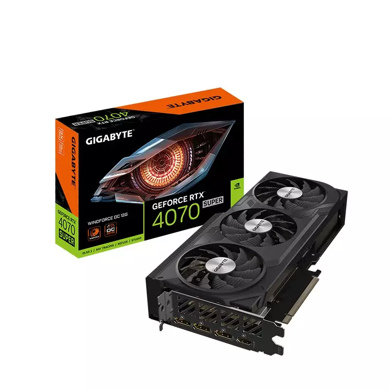 Gigabyte GeForce RTX 4070 SUPER WINDFORCE OC 12GB Graphics card