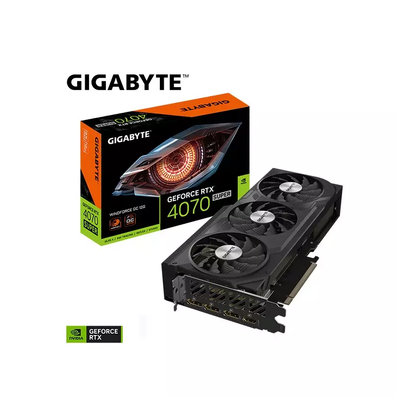 Gigabyte GeForce RTX 4070 SUPER WINDFORCE OC 12GB Graphics card-gallery-1