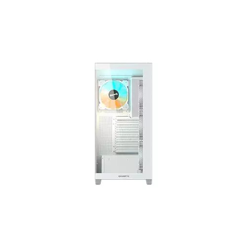 Gigabyte C500 Panoramic Stealth Ice Mid Tower ATX Desktop Case (White)-2