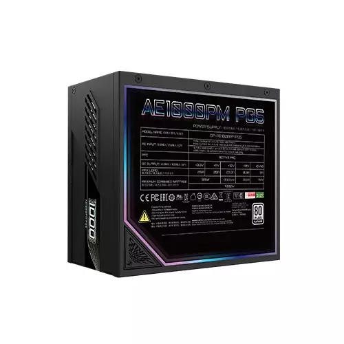 Gigabyte AORUS ELITE P1000W 80 Plus Platinum Modular PCIe 5.0 Power Supply-gallery-5