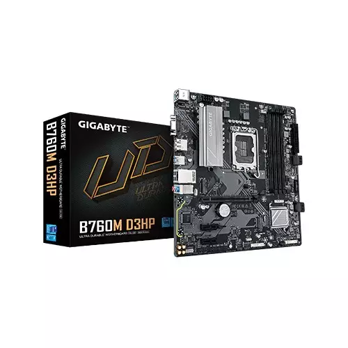 Gigabyte B760M D3HP DDR5 14th 13th and 12th Gen Intel Motherboard