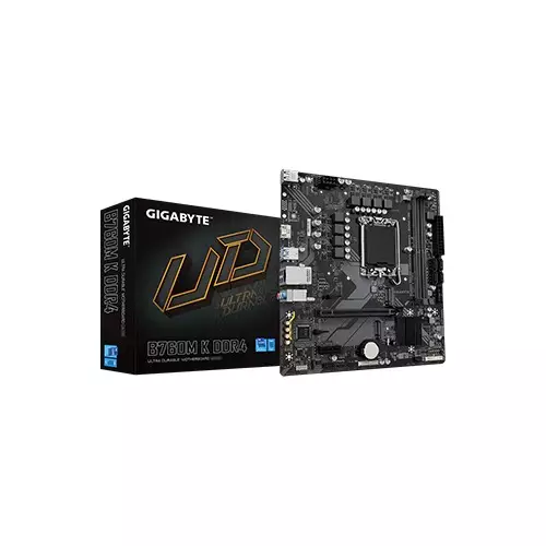 Gigabyte B760M K DDR4 14th/ 13th /12th Gen LGA1700 Intel Motherboard