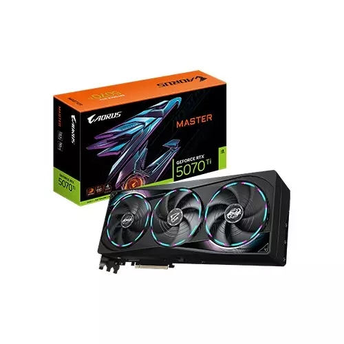 Gigabyte AORUS GeForce RTX 5070 Ti MASTER 16G Graphics Card