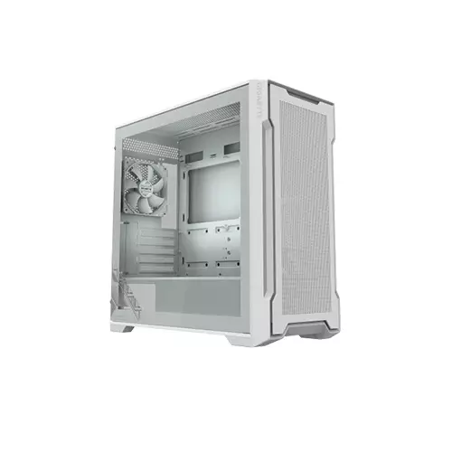 GIGABYTE C102 GLASS ICE Mid-Tower ATX Desktop Case (White)