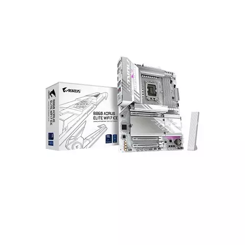 Gigabyte B860 AORUS ELITE ICE Wi-Fi 7 DDR5 Gaming Motherboard