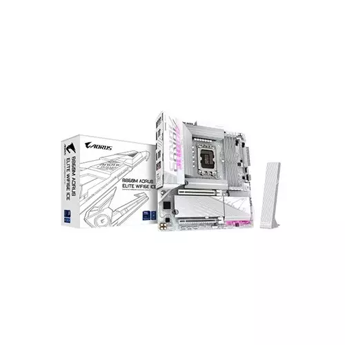 Gigabyte B860M AORUS ELITE WIFI6E ICE DDR5 Intel Gaming Motherboard