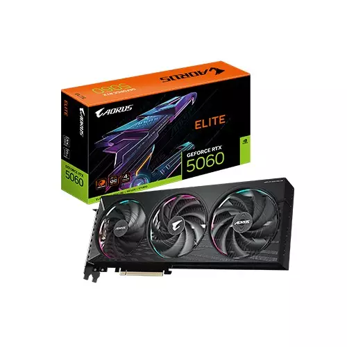 Gigabyte AORUS GeForce RTX 5060 ELITE 8G GDDR7 Graphics Card