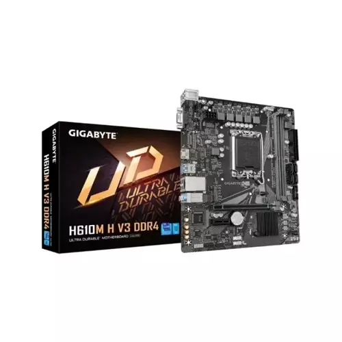GIGABYTE H610M H V3 DDR4 Micro ATX LGA1700 14th Gen Intel Motherboard