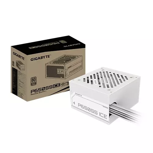 Gigabyte P650SS ICE 650W Non-Modular 80 Plus Silver  Power Supply (White)