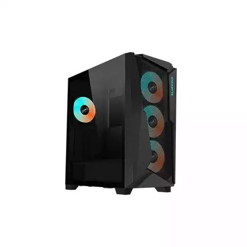 GIGABYTE C301 GLASS V2 Mid Tower E-ATX Gaming Case Black