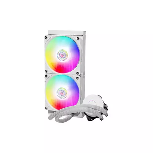 Cooler Master MasterLiquid ML240L ARGB V2 CPU Liquid Cooler (White)-gallery-1