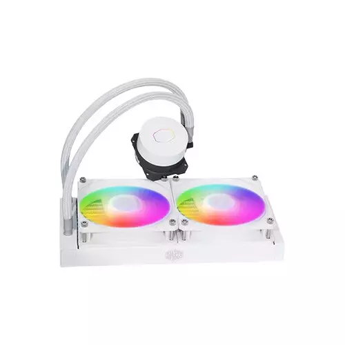 Cooler Master MasterLiquid ML240L ARGB V2 CPU Liquid Cooler (White)-gallery-2