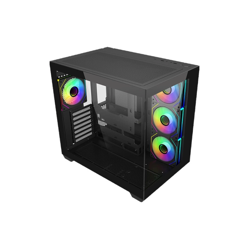 Cooler Master Elite 681 Mid Tower Micro-ATX Case (Black) - 2