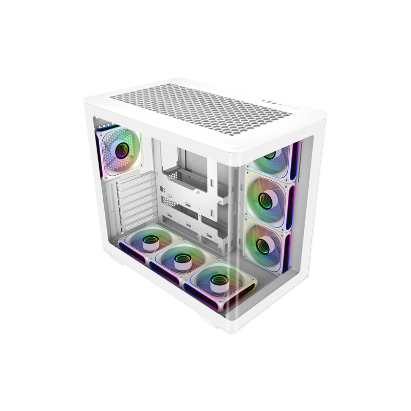 Cooler Master Elite 600 Mid-Tower ATX Gaming Case - White - 1