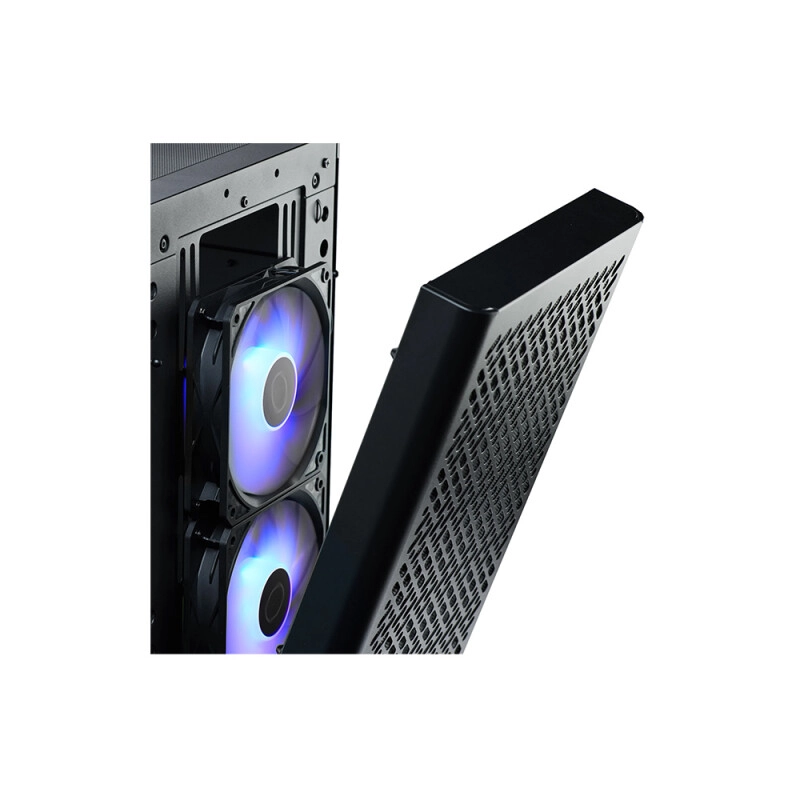 Cooler Master Elite 502 Mid Tower Micro ATX Case (Black) - 1
