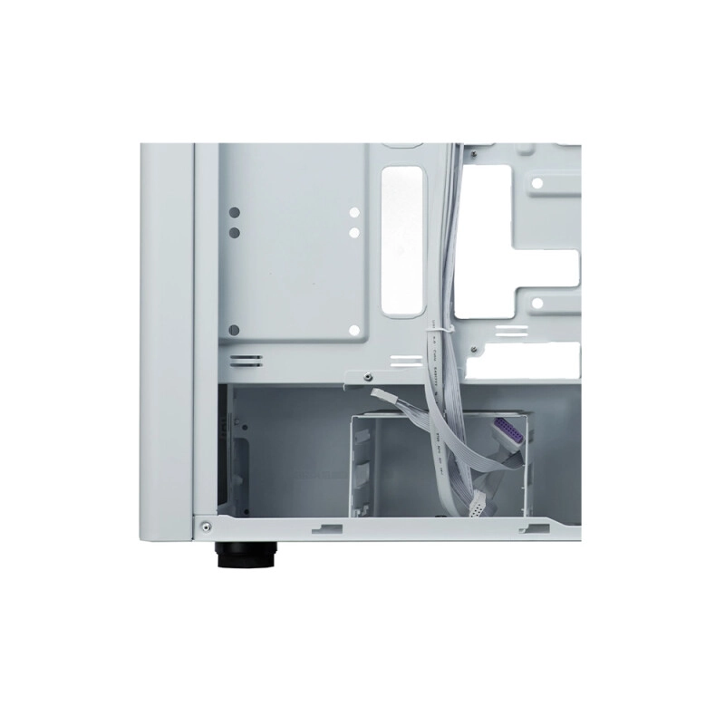 Cooler Master Elite 502 Mid Tower Micro ATX Case (White) - 2