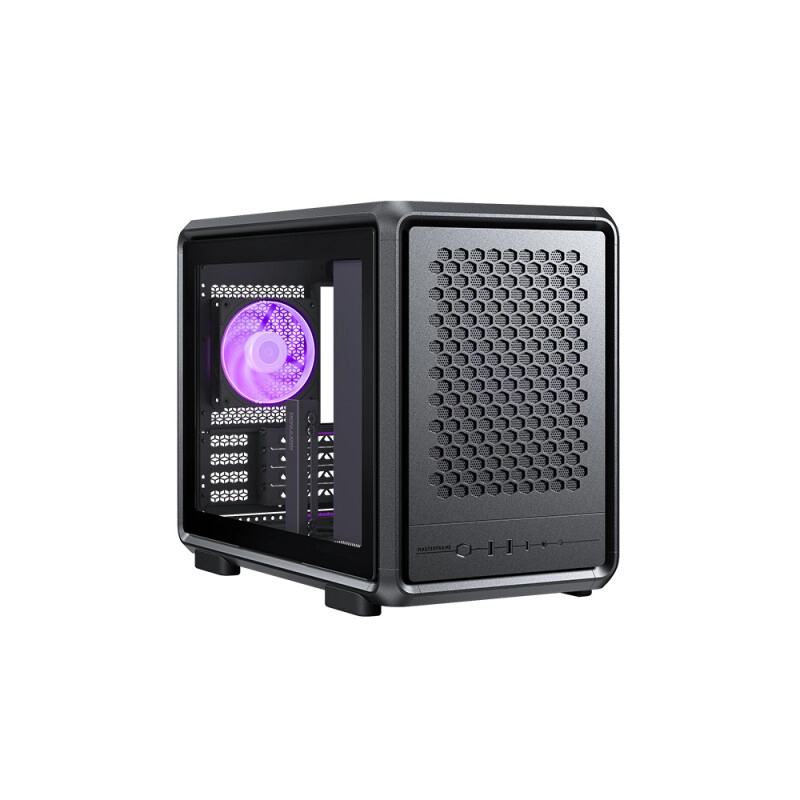 Cooler Master MasterFrame 400 Mesh Mid-Tower mATX Desktop Case (Black) - 1