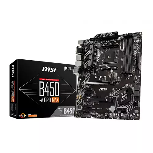 MSI B450-A PRO MAX AMD GAMING MOTHERBOARD