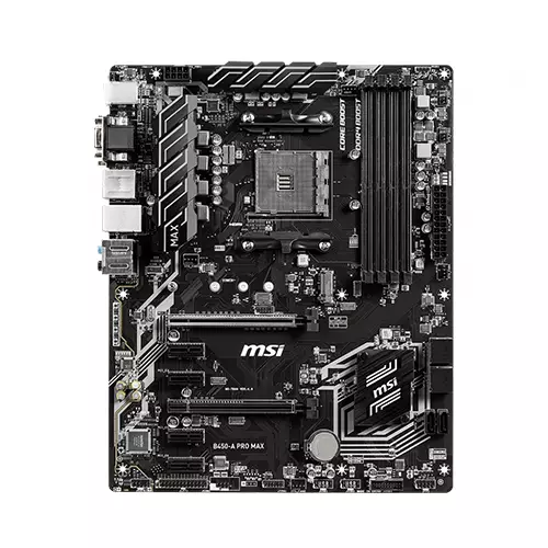 MSI B450-A PRO MAX AMD GAMING MOTHERBOARD-gallery-1