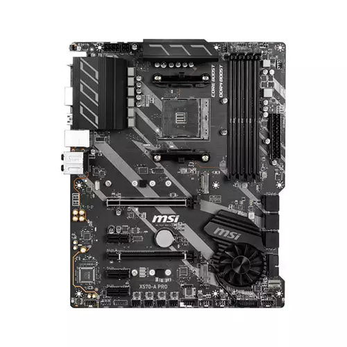 MSI X570-A PRO AM4 ATX Motherboard - 1